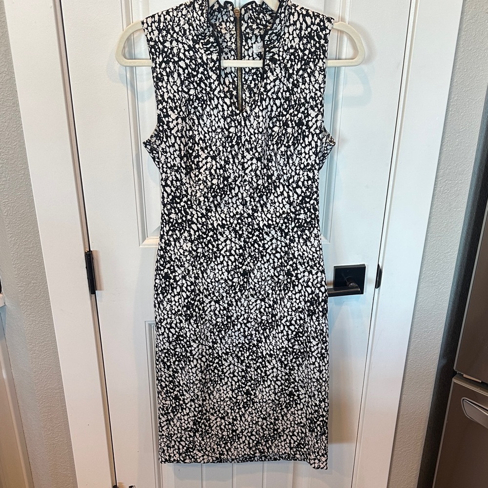 Calvin Klein Collection Monochrome Midi Dress